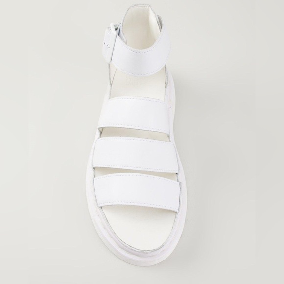 Dr. Martens CLARISSA Sandals White EU37 US6 fits US7 runs large **read - Picture 14 of 17